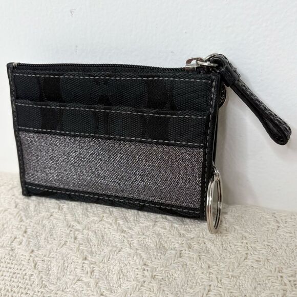 Coach Signature Stripe Mini Skinny Card Case F40749 65th Anniversary Legacy - Picture 4 of 6